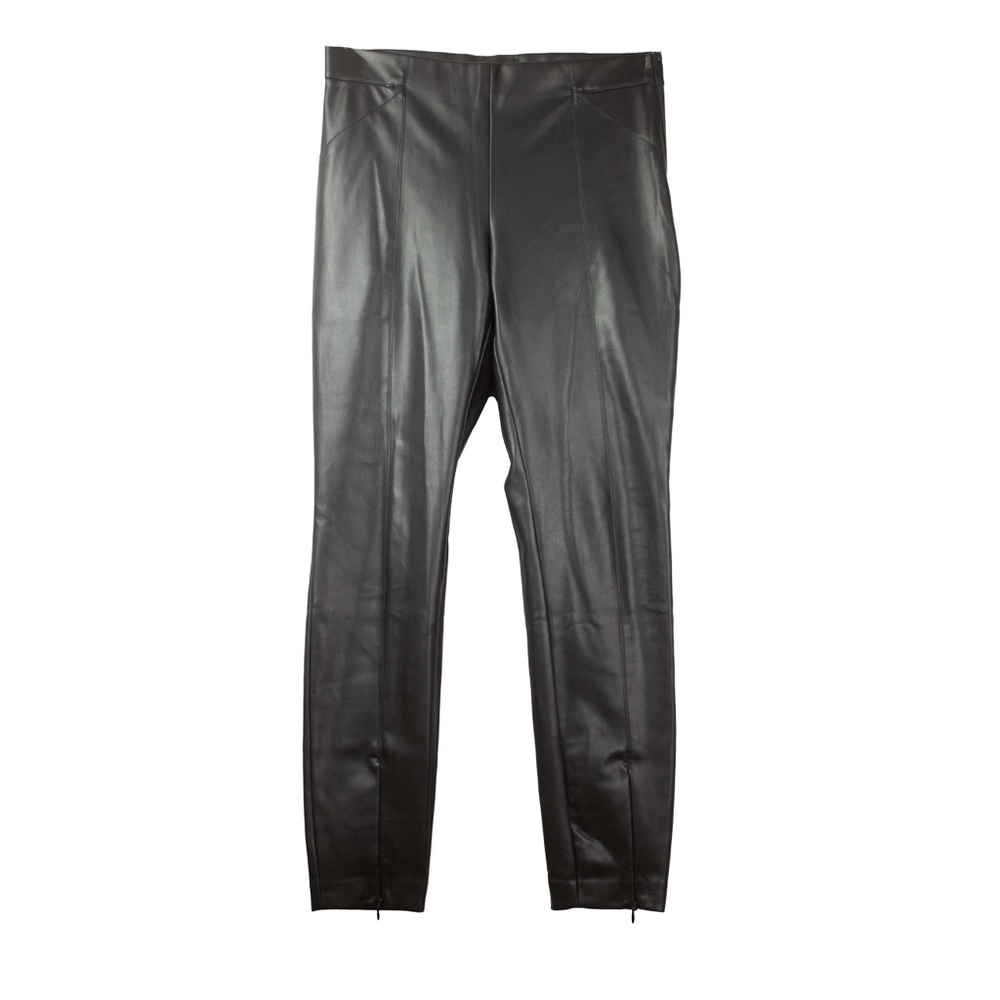 Zara Faux Black Leather Leggings